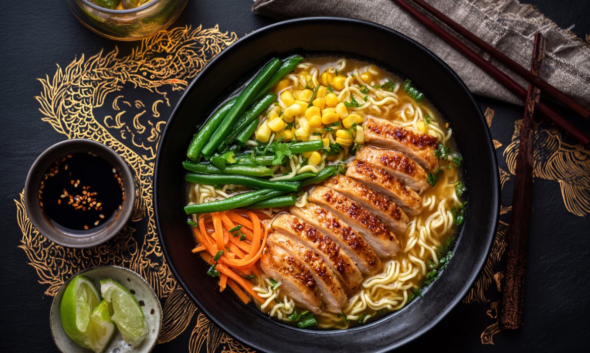Tokio Style Tavuklu Ramen